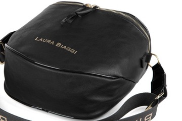 LAURA BIAGGI БЕЛАЯ СУМКА MESSAGE, РЕМЕНЬ С ЛОГОТИПОМ