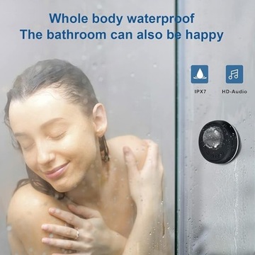 Bluetooth-динамик для ДУША со светодиодным шариком, водонепроницаемый IP65