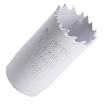 БИМЕТАЛЛИЧЕСКАЯ КОРОНКА ДЛЯ ДЕРЕВА И МЕТАЛЛА 27 мм