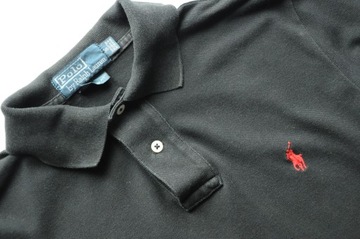 POLO RALPH LAUREN Polo w czerni z logo + długi ręk