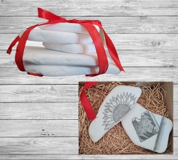 ПЛОСКИЕ КАМНИ ДЛЯ ЖИВОПИСИ, БЕЛЫЕ С БЛЕСКАМИ