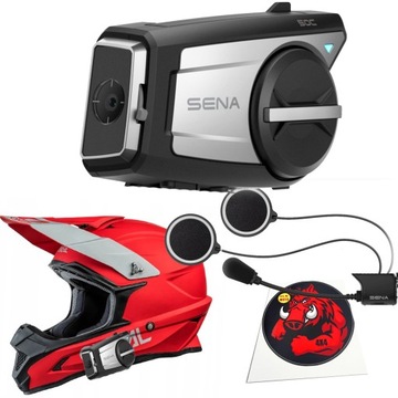 INTERKOM MOTOCYKLOWY SENA 50C 1600 RADIO KAMERA 4K