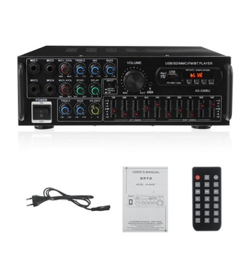 УСИЛИТЕЛЬ СТЕРЕО УСИЛИТЕЛЬ РАДИО MP3 BLUETOOTH 1200 Вт