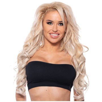 BIUSTONOSZ BEZ RAMIĄCZEK STANIK TOP DAMSKI BEZ FISZBIN MIĘKKI CROP TOP L/XL
