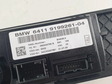 BMW 3 E90 E91 E92 E93 CABRIO 2009R PŘEPÍNAČE PANEL ŘÍZENÍ