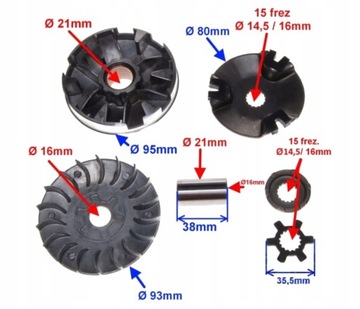 Самокат CPI ARAGON OLIVER 50 2T Вариатор до 70 км/ч катки 6g