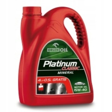 Olej ORLEN Platinum Classic 15W40, 4 litry