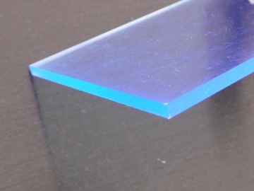 Люминесцентное оргстекло Оргстекло СИНИЙ 75х100см 3м