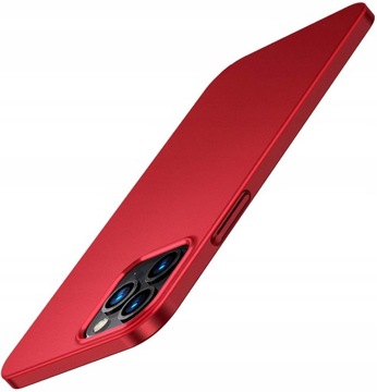 CASE OCHRONNY METALICZNY CZERWONY IPHONE 12/12PRO
