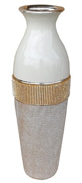 DEKORACYJNY WAZON Z CERAMIKI OZDOBA PREZENT