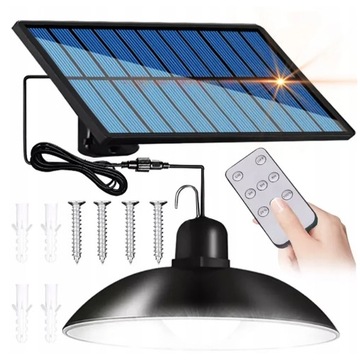 ПОДВЕСНОЙ СОЛНЕЧНЫЙ ПОТОЛОЧНЫЙ СВЕТИЛЬНИК, НАРУЖНЫЙ, СВЕТОДИОДНАЯ ЛЮСТРА + ДИСТАНЦИОННОЕ УПРАВЛЕНИЕ