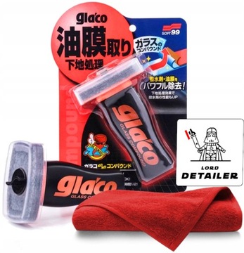 SOFT99 GLACO GLASS COMPOUND ŚRODEK DO CZYSZCZENIA SZYB W SAMOCHODZIE 100 ML