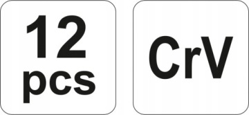 ФРЕЗЫ, ПУАНСОНЫ, ОЧКИ CRV 12 ШТ.