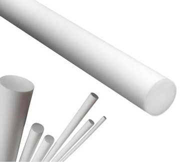 Wałek Teflonowy Teflon PTFE Tarflen Pręt fi.120x1000mm Polimer Fluorowy