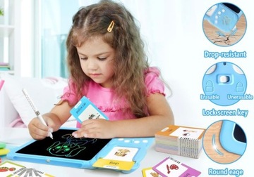 КАРТРИДЕР ДЛЯ ИЗУЧЕНИЯ АНГЛИЙСКИХ СЛОВ ПЛАНШЕТ 2В1 112 КАРТ 224 СЛОВА