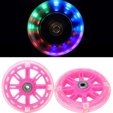 БОКОВЫЕ ПОДДЕРЖИВАЮЩИЕ КОЛЕСА ДЛЯ ВЕЛОСИПЕДА 12–20 ДЮЙМОВ, УНИВЕРСАЛЬНЫЕ ЦВЕТНЫЕ СВЕТЯЩИЕСЯ СВЕТОДИОДНЫЕ КОЛЕСА