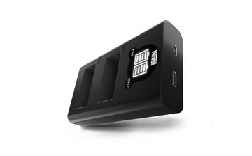 Комплект зарядного устройства Newell DL-USB-C и аккумулятора LP-E12.