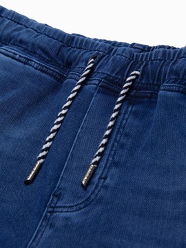 Spodnie męskie jeansowe joggery niebieskie OM-PADJ-0106 M