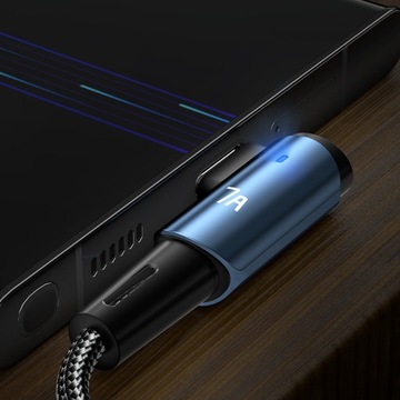 УГЛОВОЙ КАБЕЛЬ USB-C QC 7A 100 Вт для HUAWEI XIAOMI SAMSUNG ONEPLUS 2M