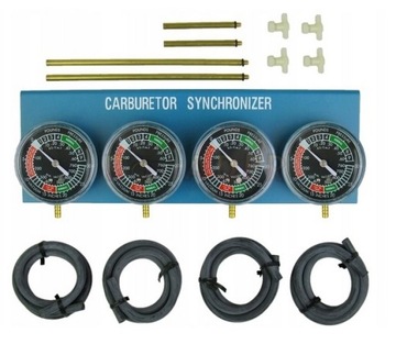 Nowy synchronizator SYNCHRONIZACJA GAŹNIKÓW Wakuometr CARBURETOR 4 cyl