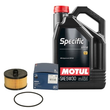 Filtr Olej Motul 5W30 MERCEDES B 160 180 200 W247