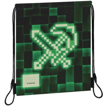 ШКОЛЬНАЯ СУМКА ОБУВЬ РЮКЗАК ОБУВЬ PE PIXEL MINECRAFT ИГРА ДЛЯ МАЛЬЧИКА