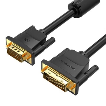 VENTION KABEL PRZEWÓD ADAPTER WIDEO DVI DO VGA FULL HD 1080P DO MONITORA 3M