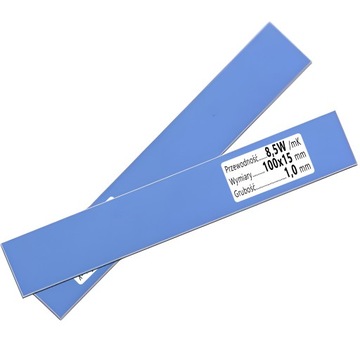 Termopad 1mm Chłodzenie Procesora Taśma Termoprzewodząca 100x15mm 8W