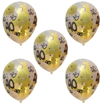Balony lateksowe na 30, 40, 50 urodziny