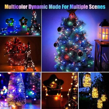 100 СВЕТОДИОДНЫХ РОЖДЕСТВЕНСКИХ ОГНИ RGB С ПРОГРАММАТОРОМ