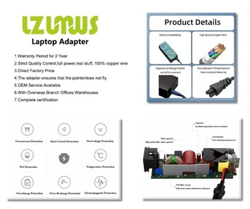 Зарядное устройство для ноутбука Asus TUF Gaming ROG Strix X X571gt, 150 Вт, 20 В, 7,5 А