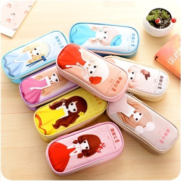 Стиль желтого жирафа Красивый пенал большой вместительности