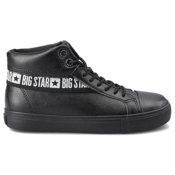 Czarne Sneakersy Big Star Damskie Stylowe Buty