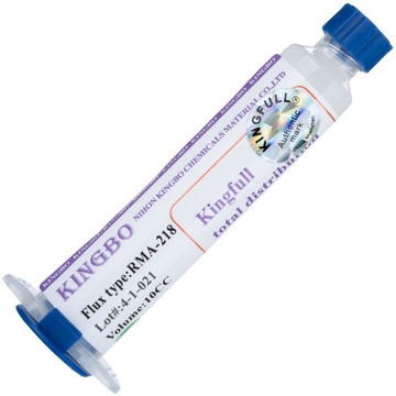 FLUX KINGBO RMA-218 ПАЯЛЬНАЯ ПАСТА ШПРИЦ BGA SMD NO CLEAN HQ