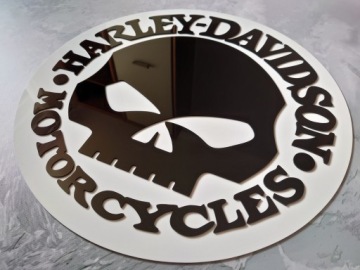 Настенный подарок с логотипом HARLEY DAVIDSON мужу, парню, для домашнего гаража