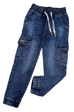 Spodnie chłopięce jeans jogger 164/170