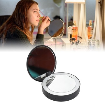 Oświetlone, kompaktowe lusterko, składana tor