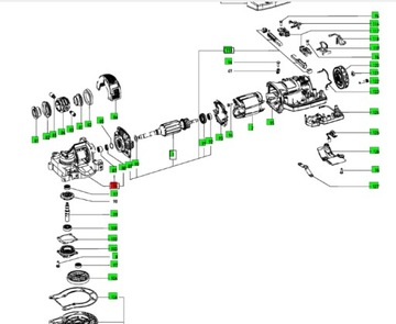 Головка FESTOOL, корпус редуктора PLANEX LHS225