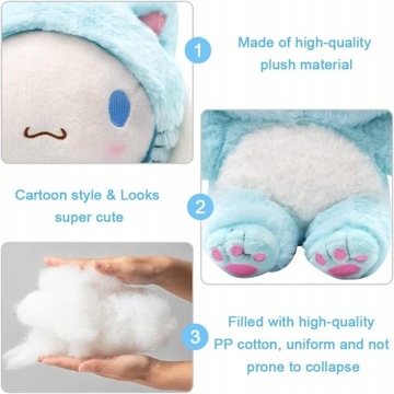 ПЛЮШЕВЫЙ ТАЛИСМАН CINNAMOROLL SANRIO CREWMATE 20 СМ