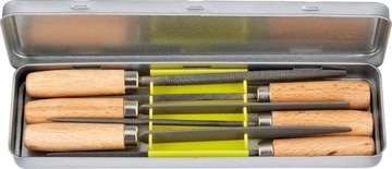 FORTIS Zestaw pilników kluczykowych 100 mm H2 6szt