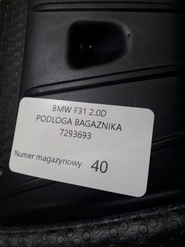 BMW F31 PODLAHA KRYTINA KUFRU 7293693