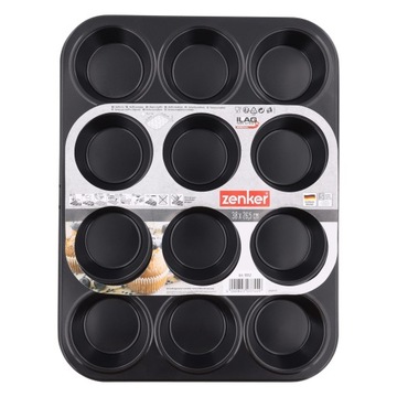 Форма для кексов Zenker 12 СДЕЛАНО В ГЕРМАНИИ
