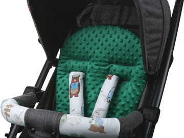 ВСТАВКА ДЛЯ КОЛЯСКИ MINKY, ДВУХСТОРОННЯЯ ХЛОПКА BABYMAM