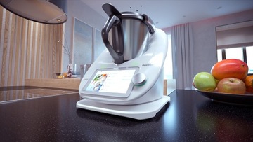 ПОДСТАВКА ДЛЯ ДОСКИ ELODII, ПОДКЛАДКА ДЛЯ THERMOMIX THERMOMIX TM5 TM6 БЕЛЫЙ a1