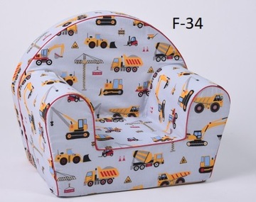 FOTEL FOTELIK BABY PUFA DLA DZIECI z pianki