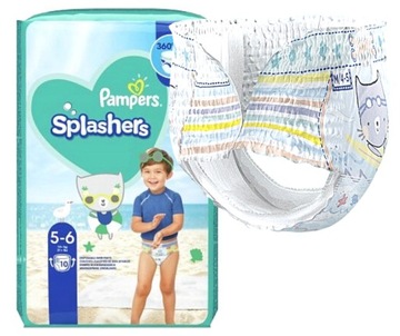 PIELUCHY PIELUSZKI DO PŁYWANIA WODY MAJTECZKI NA BASEN PAMPERS ROZMIAR 5-6