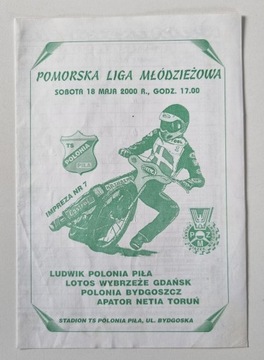 PROGRAM POLONIA PIŁA - WYBRZEŻE GDAŃSK PLM 05.2000
