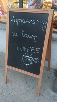 ДВУХСТОРОННЯЯ рекламная подставка для МЕЛОВОЙ ДОСКИ 120х60см МЕЛОВАЯ ДОСКА