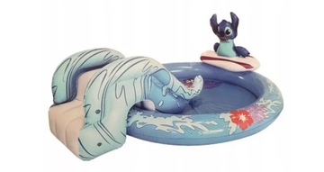 BASEN STITCH ZE ZJEŻDŻALNIĄ I FONTANNĄ DISNEY