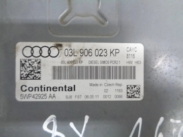 AUDI A1 8X IBIZA POLO 6R JEDNOTKA ŘÍZENÍ MOTORU 1.6 TDI CAY 03L906023KP